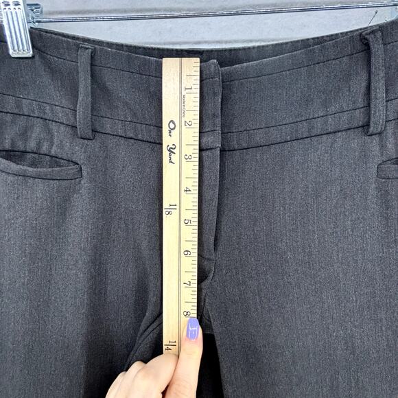 Apt. 9 Curvy Fit Dark Gray Bootcut Dress Pants Work Business School Women size 4 - Picture 7 of 9